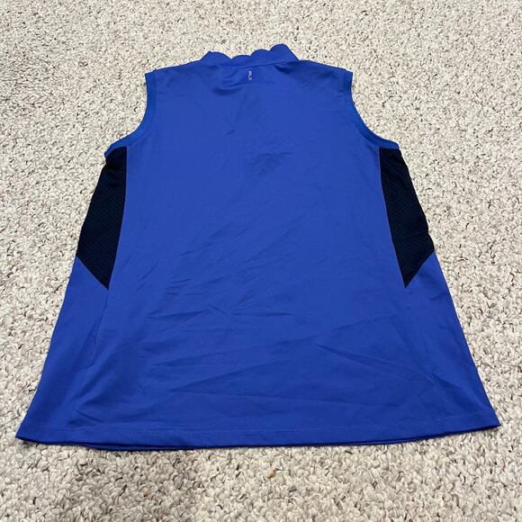 Ralph Lauren RLX Women's Sleeveless Quarter Zip Sz L Golf Preppy Performance - Picture 5 of 6